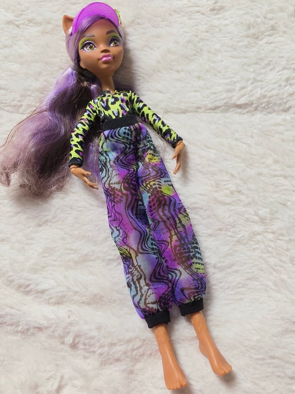 2024 Monster High Scare-adise Island Clawdeen Wolf Fashion Doll G3 Mattel